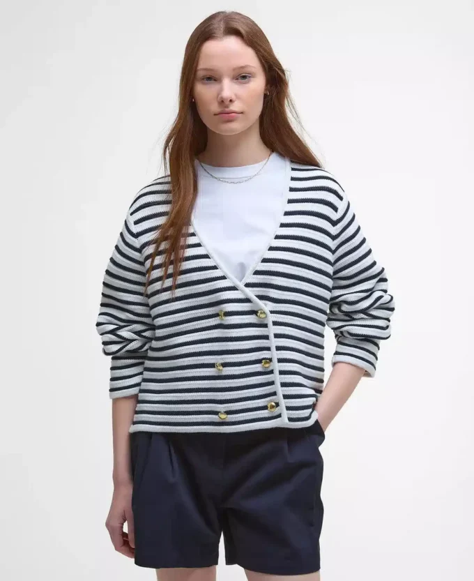 Abby gestreifter Cardigan