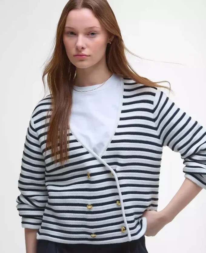Abby gestreifter Cardigan