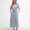 Abby gestreiftes Midikleid