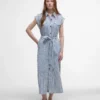 Abby gestreiftes Midikleid