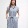 Abby gestreiftes Midikleid