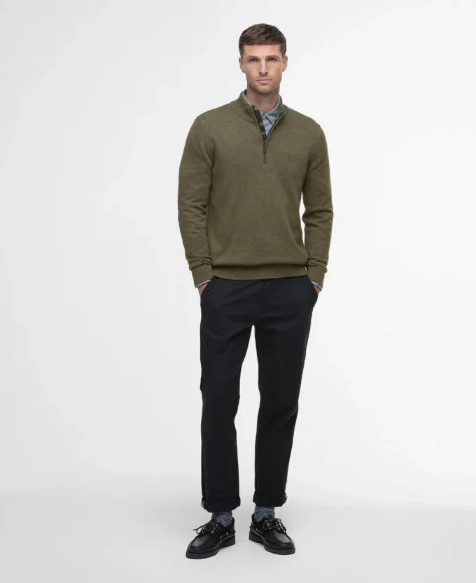 Avoch Pullover mit halbem Reißverschluss