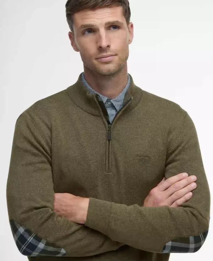 Avoch Pullover mit halbem Reißverschluss