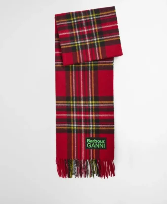 Barbour x GANNI Tartan-Schal
