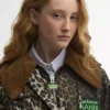 Barbour x GANNI Wachs-Anorak mit Leopardenmuster Barbour x GANNI Wachs-Anorak mit Leopardenmuster