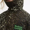 Barbour x GANNI Wachs-Anorak mit Leopardenmuster Barbour x GANNI Wachs-Anorak mit Leopardenmuster