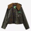 Barbour x GANNI Wachs-Anorak mit Leopardenmuster Barbour x GANNI Wachs-Anorak mit Leopardenmuster