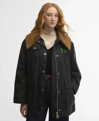 Barbour x GANNI Wachs-Dufflecoat