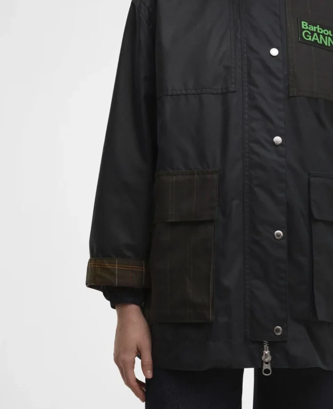 Barbour x GANNI Wachs-Dufflecoat Barbour x GANNI Wachs-Dufflecoat