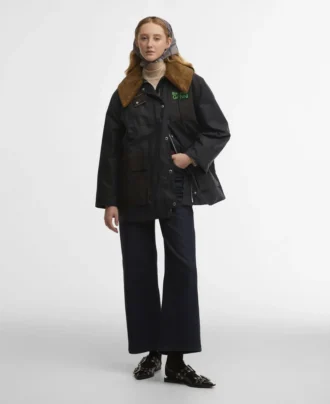 Barbour x GANNI Wachs-Dufflecoat