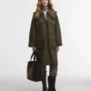 Barbour x GANNI Wasserdichte Parka-Jacke