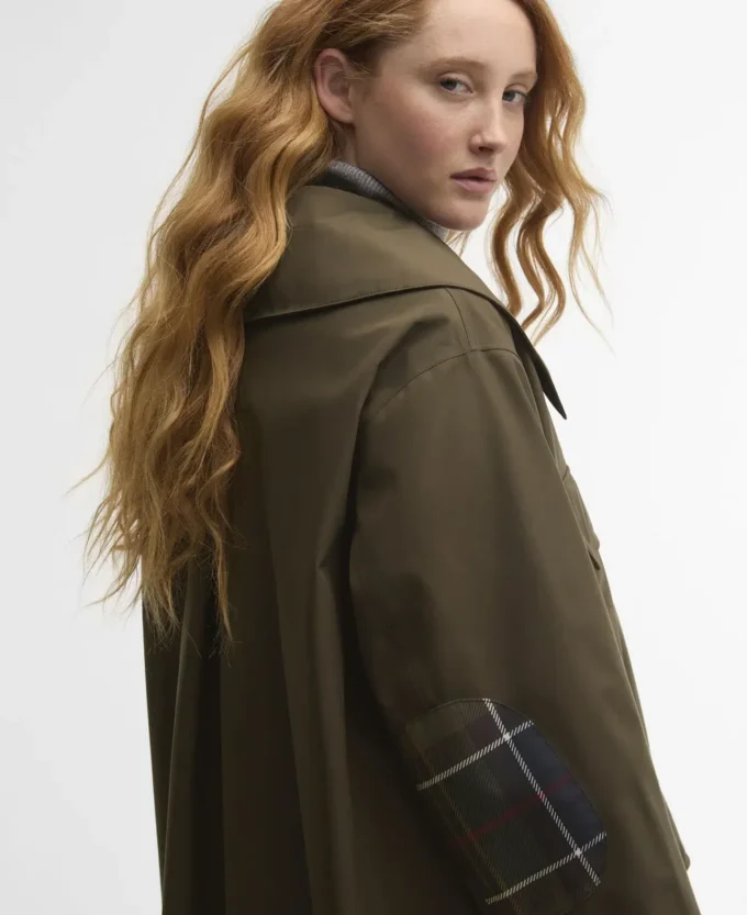Barbour x GANNI Wasserdichte Parka-Jacke