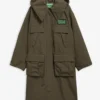 Barbour x GANNI Wasserdichte Parka-Jacke