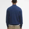 Baumwollpullover mit halbem Reißverschluss