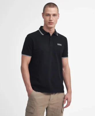 Evan Kurzarm-Poloshirt
