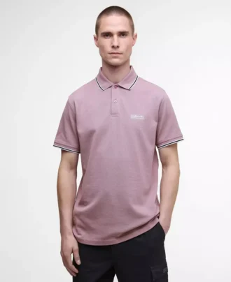 Evan Kurzarm-Poloshirt