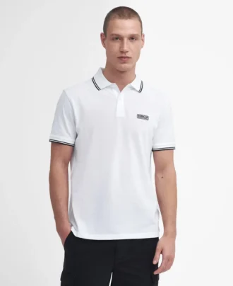 Evan Kurzarm-Poloshirt