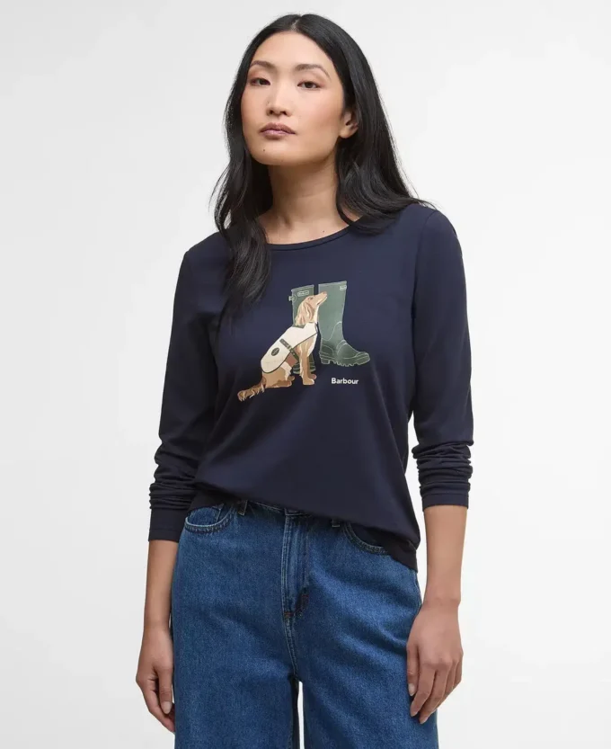 Hedley Langarm-T-Shirt