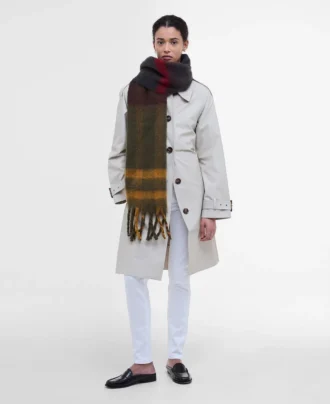 Isla Tartan Bouclé-Schal