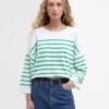 Kayleigh gestreifter Pullover mit Rundhalsausschnitt Kayleigh gestreifter Pullover mit Rundhalsausschnitt
