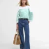 Kayleigh gestreifter Pullover mit Rundhalsausschnitt Kayleigh gestreifter Pullover mit Rundhalsausschnitt