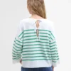 Kayleigh gestreifter Pullover mit Rundhalsausschnitt Kayleigh gestreifter Pullover mit Rundhalsausschnitt