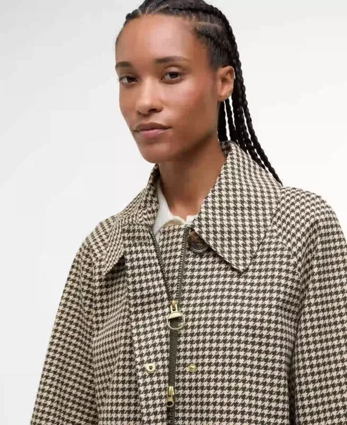 Kennedy Check Showerproof Jacke Kennedy Check Showerproof Jacke
