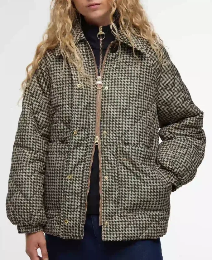 Laoise Check Steppjacke