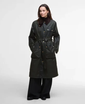Milda gewachster Trenchcoat
