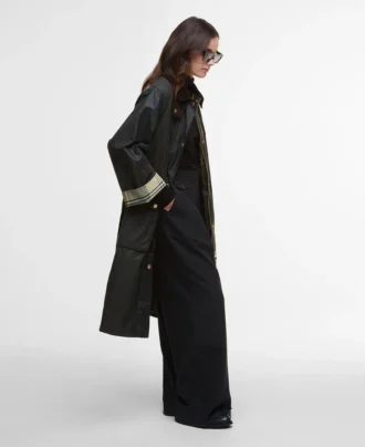 Milda gewachster Trenchcoat