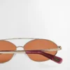 Ovale Pilotenbrille