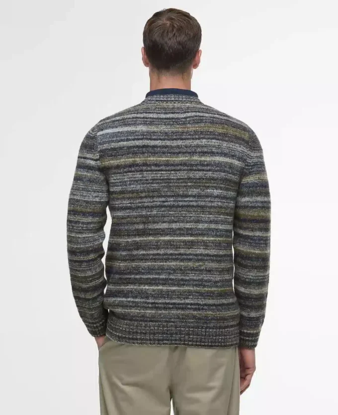 Pateley gestreifter Pullover mit Rundhalsausschnitt Pateley gestreifter Pullover mit Rundhalsausschnitt
