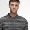 Pateley gestreifter Pullover mit Rundhalsausschnitt Pateley gestreifter Pullover mit Rundhalsausschnitt
