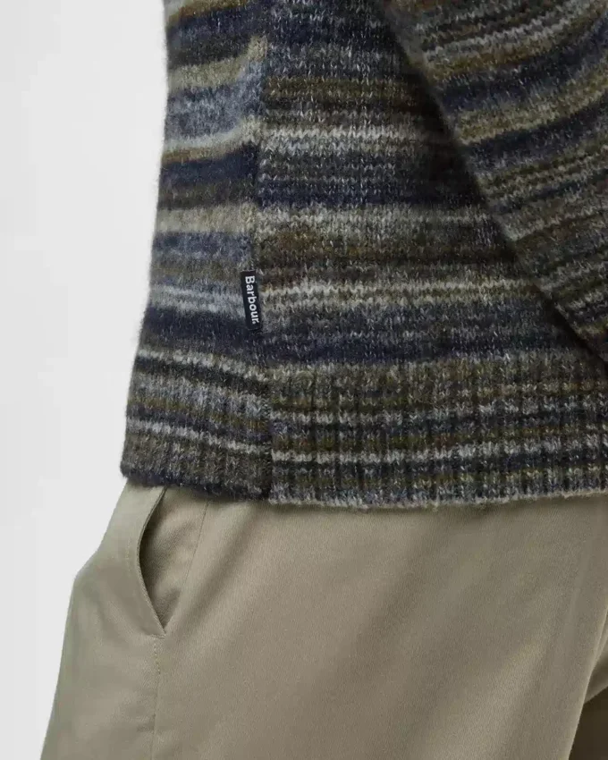 Pateley gestreifter Pullover mit Rundhalsausschnitt Pateley gestreifter Pullover mit Rundhalsausschnitt