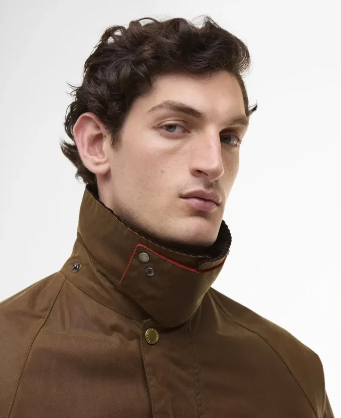 Paul Smith liebt Barbour Oversized Bedale Waxed Jacket