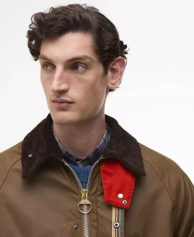 Paul Smith liebt Barbour Oversized Bedale Waxed Jacket