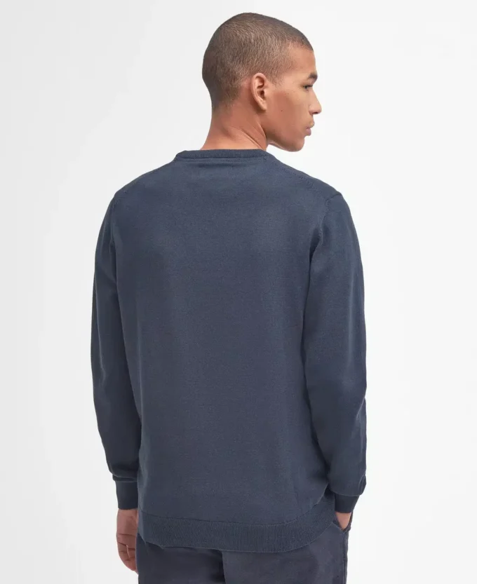 Pima-Baumwollpullover mit Rundhalsausschnitt Pima-Baumwollpullover mit Rundhalsausschnitt