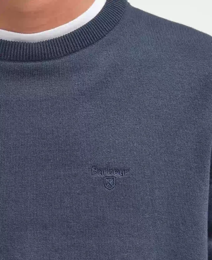 Pima-Baumwollpullover mit Rundhalsausschnitt Pima-Baumwollpullover mit Rundhalsausschnitt