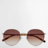 Quadratische Pilotenbrille