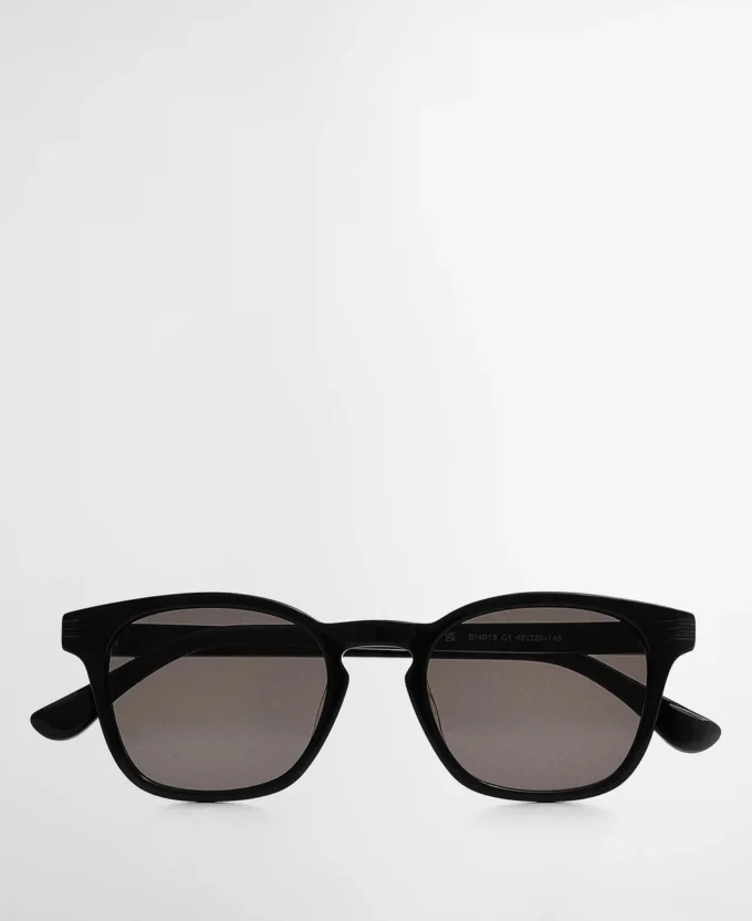 Quadratische Retro-Sonnenbrille Quadratische Retro-Sonnenbrille