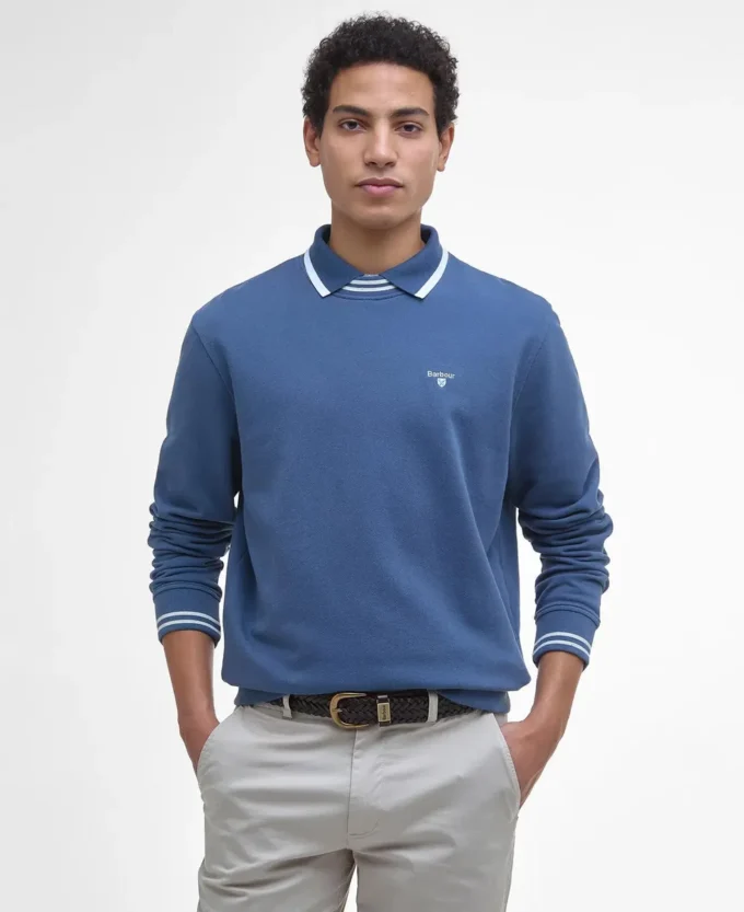 Rosford Sweatshirt mit Kontraststreifen Rosford Sweatshirt mit Kontraststreifen