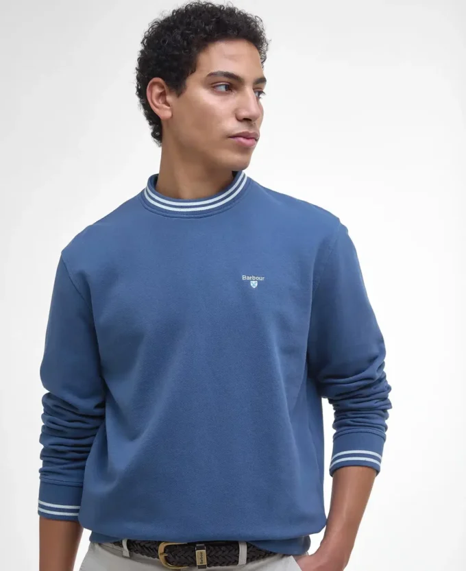 Rosford Sweatshirt mit Kontraststreifen Rosford Sweatshirt mit Kontraststreifen