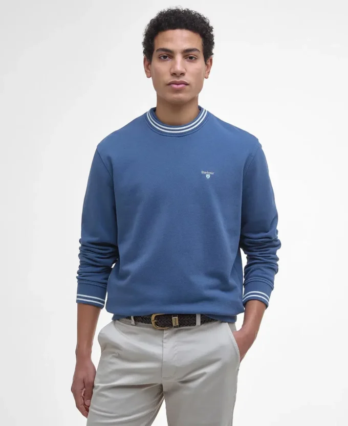 Rosford Sweatshirt mit Kontraststreifen Rosford Sweatshirt mit Kontraststreifen