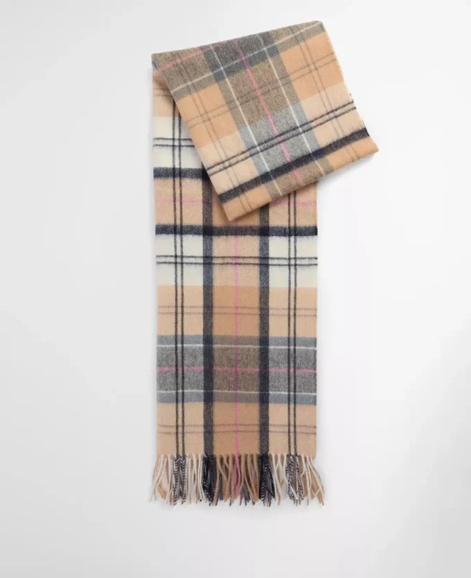 Serena Tartan-Schal aus Lammwolle