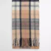 Serena Tartan-Schal aus Lammwolle