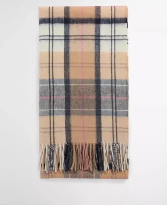 Serena Tartan-Schal aus Lammwolle