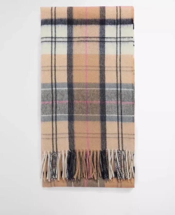 Serena Tartan-Schal aus Lammwolle
