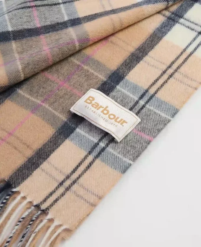 Serena Tartan-Schal aus Lammwolle