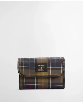 Tartan-Waschbeutel zum Aufhängen