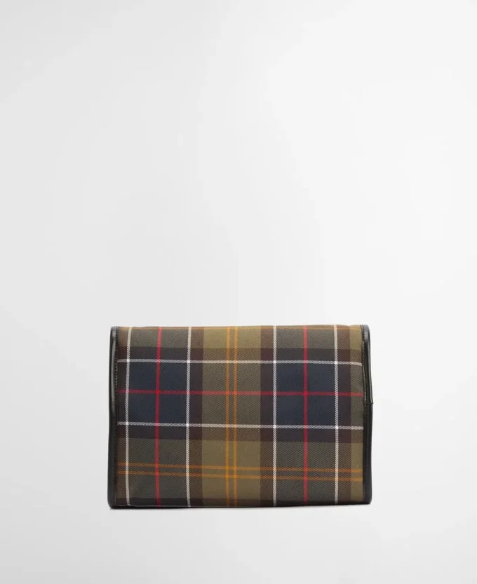Tartan-Waschbeutel zum Aufhängen